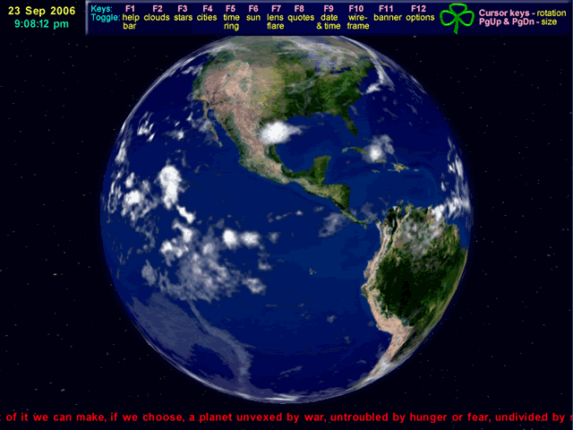 3D Earth screenshot