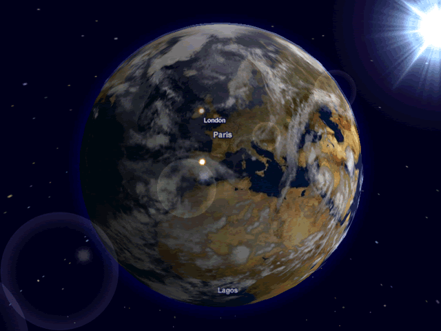 3D Earth screenshot