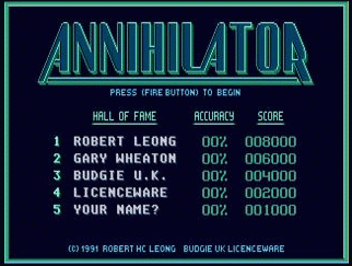 Annihilator screens