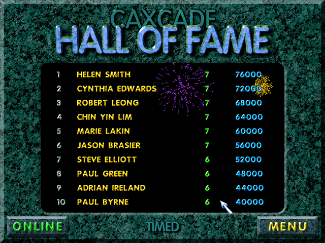 Caxcade screenshot